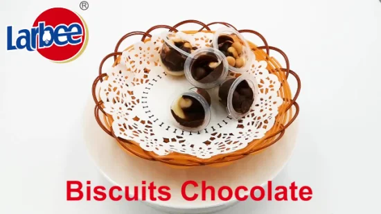 Halal Snacks 15g Biscuits au chocolat Tasse Biscuits Chocolat en sachet