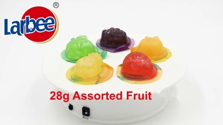 Pot promotionnel de vache de Jellyin de fruit de sucrerie de jouet de 28g pour des enfants