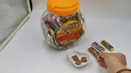 Chocolat de bonbons au caramel halal de marque privée personnalisée en gros