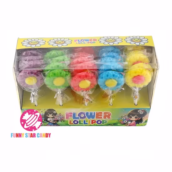 Sucette mélangée à saveur de lait et de fruits, emballée en pot, double couleurs